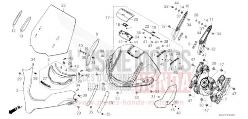 WINDSCHUTZSCHEIBE GL1800DAN de 2022