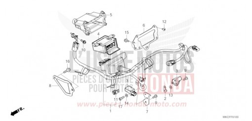 AIRBAG-KABELBAUM GL1800DAN de 2022