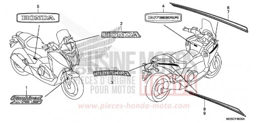 MARKE/EMBLEM NC700DC de 2012