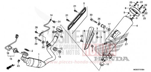 ABGAS-SCHALLDAEMPFER NC700DC de 2012