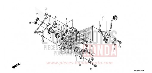 REDUZIERGETRIEBE NC700DC de 2012
