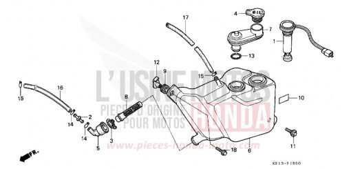 OELTANK MTX125RWF de 1985