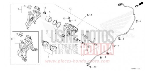 HINTERRAD-BREMSSATTEL CRF1100DS de 2025