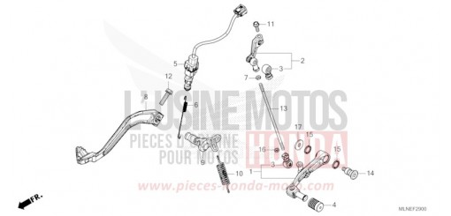 PEDAL CRF1100DS de 2025