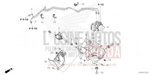 HANDBREMSHEBEL CRF1100DS de 2025
