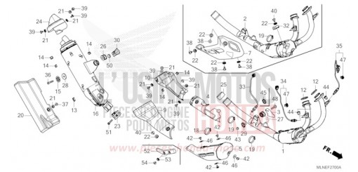ABGAS-SCHALLDAEMPFER CRF1100DS de 2025