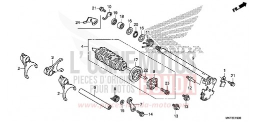 SCHALTTROMMEL CBR1000RAH de 2017