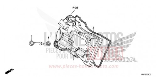 ZYLINDERKOPFDECKEL CTX700AE de 2014