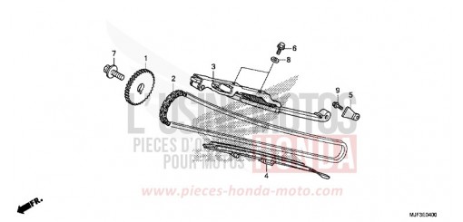 NOCKENWELLENKETTE/SPANNVORRICHTUNG CTX700AE de 2014