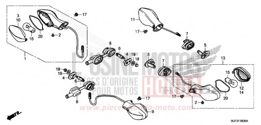 BLINKER CTX700AE de 2014