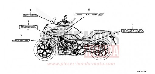 MARKE/EMBLEM CTX700AE de 2014