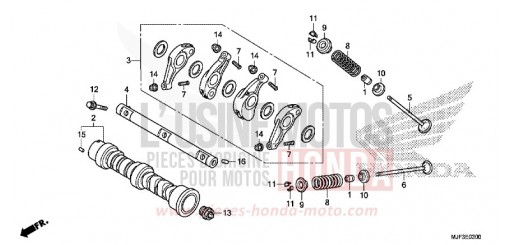 NOCKENWELLE/VENTIL CTX700AE de 2014