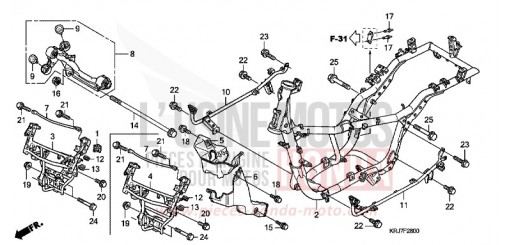 RAHMENKOERPER FES125B de 2011