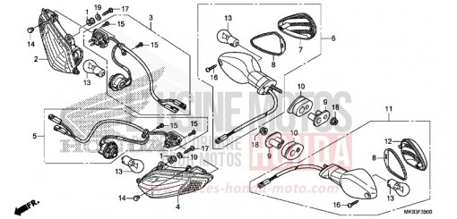BLINKER CBR1000RRF de 2015