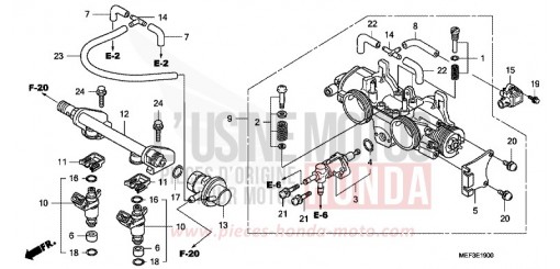DROSSELKLAPPENGEHAEUSE FJS400D8 de 2008
