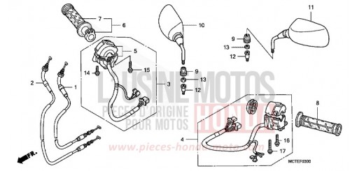 SCHALTER/KABEL FJS600A7 de 2007