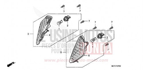 BLINKER FJS600A7 de 2007