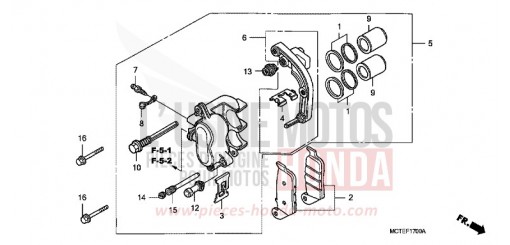 HINTERRAD-BREMSSATTEL FJS600D6 de 2006