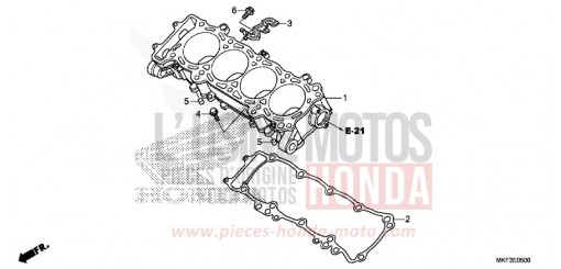 ZYLINDER CBR1000S2H de 2017