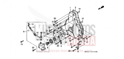 KUPPLUNGSDECKEL GL1500AN de 1992