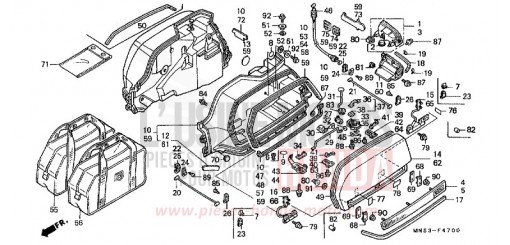 SATTELTASCHE GL1500AN de 1992