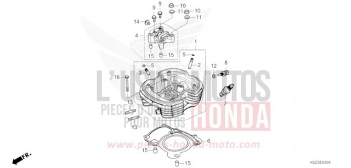 ZYLINDERKOPF GB350SS de 2025