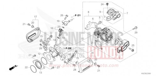 DROSSELKLAPPENGEHAEUSE GB350SS de 2025