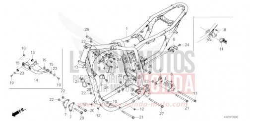RAHMENKOERPER GB350SS de 2025