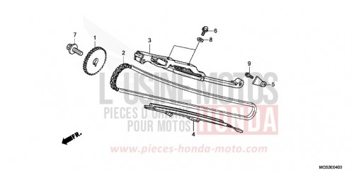 NOCKENWELLENKETTE/SPANNVORRICHTUNG NC700XAC de 2012