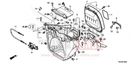 HANDGEPAECKFACH NC700XAC de 2012