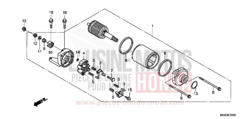 ANLASSER NC700XAC de 2012