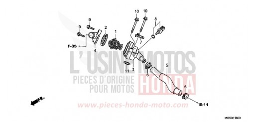 THERMOSTAT NC700XAC de 2012