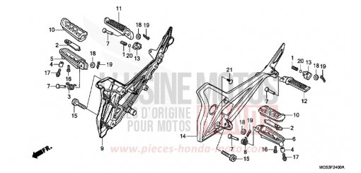 STUFE NC700XAC de 2012