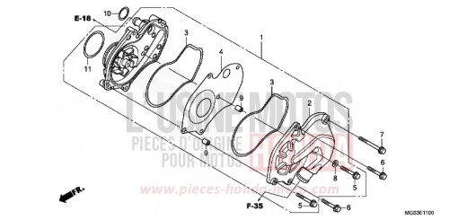 WASSERPUMPE NC700XAC de 2012
