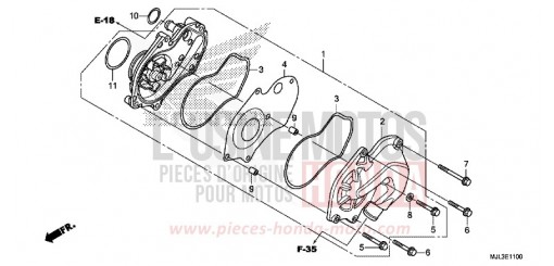 WASSERPUMPE NC700XDE de 2014