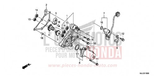REDUZIERGETRIEBE NC700XDE de 2014