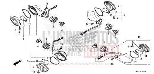 BLINKER NC700XDE de 2014