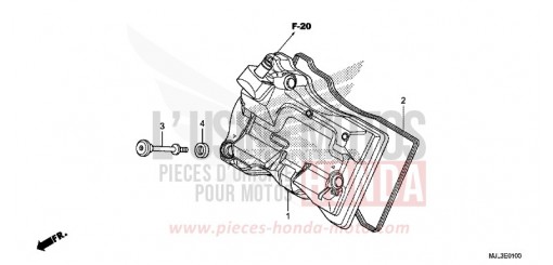 ZYLINDERKOPFDECKEL NC700XDE de 2014