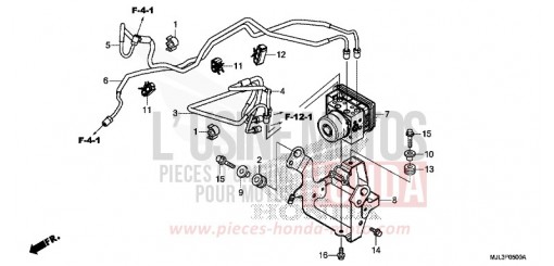 ABS-MODULATOR NC700XDE de 2014