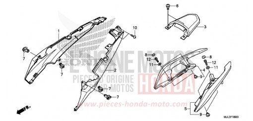 SITZVERKLEIDUNG NC700XDE de 2014