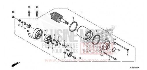 ANLASSER NC700XDE de 2014