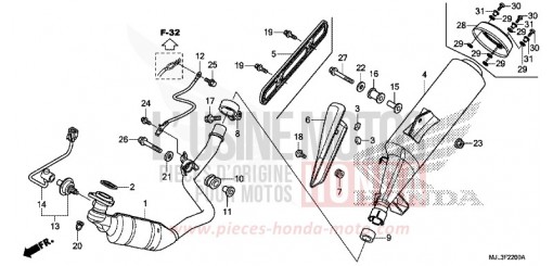 ABGAS-SCHALLDAEMPFER NC700XDE de 2014