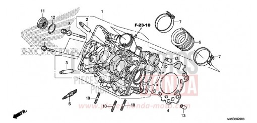 ZYLINDERKOPF NC750JF de 2015