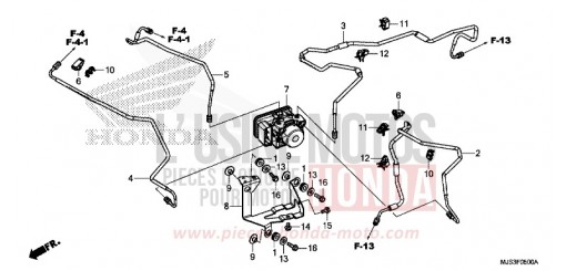 ABS-MODULATOR NC750JF de 2015