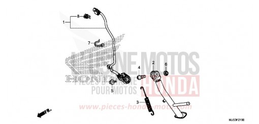 SEITENSTAENDER NC750JF de 2015