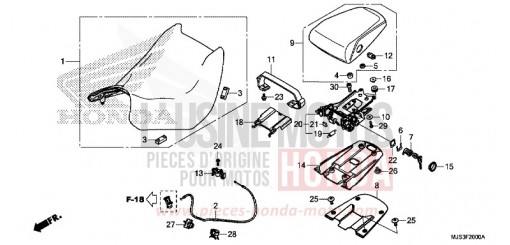 SIEGE NC750JH de 2017