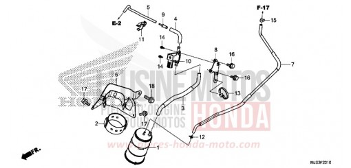 CUVETTE NC750JH de 2017