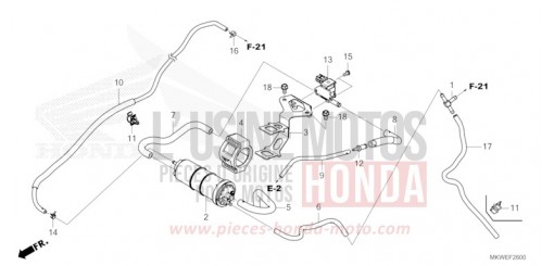 AKTIVKOHLEBEHAELTER NC750XAS de 2025