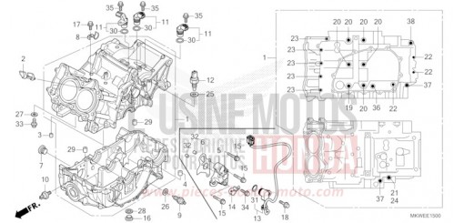 KURBELGEHAEUSE NC750XAS de 2025