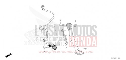 SEITENSTAENDER NC750XAS de 2025